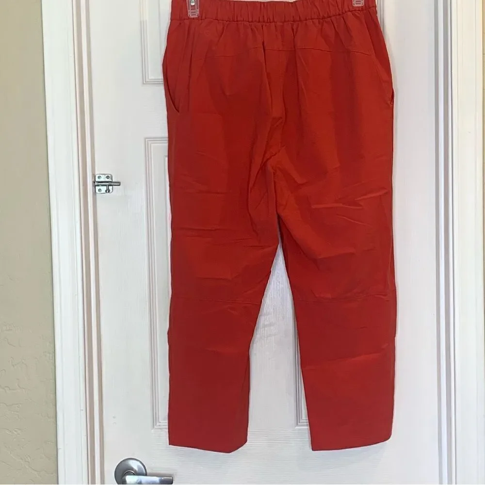 Lululemon Your True Trouser High Rise Crop Carnation Red Size 10